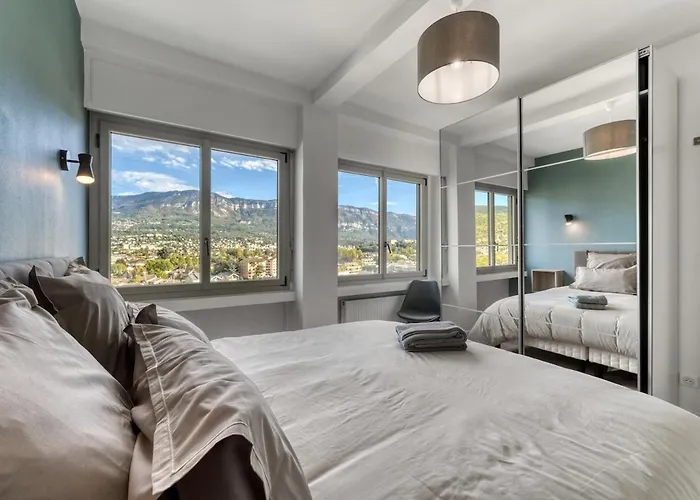 アパート Avec Vue Panoramique Sur Le Du Bourget