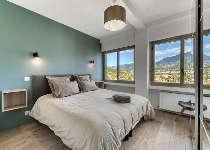 アパート Avec Vue Panoramique Sur Le Du Bourget エクスレバン